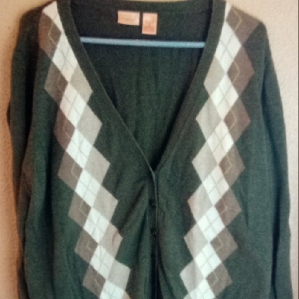 North Crest Woman's 2x Cardigan Sweater